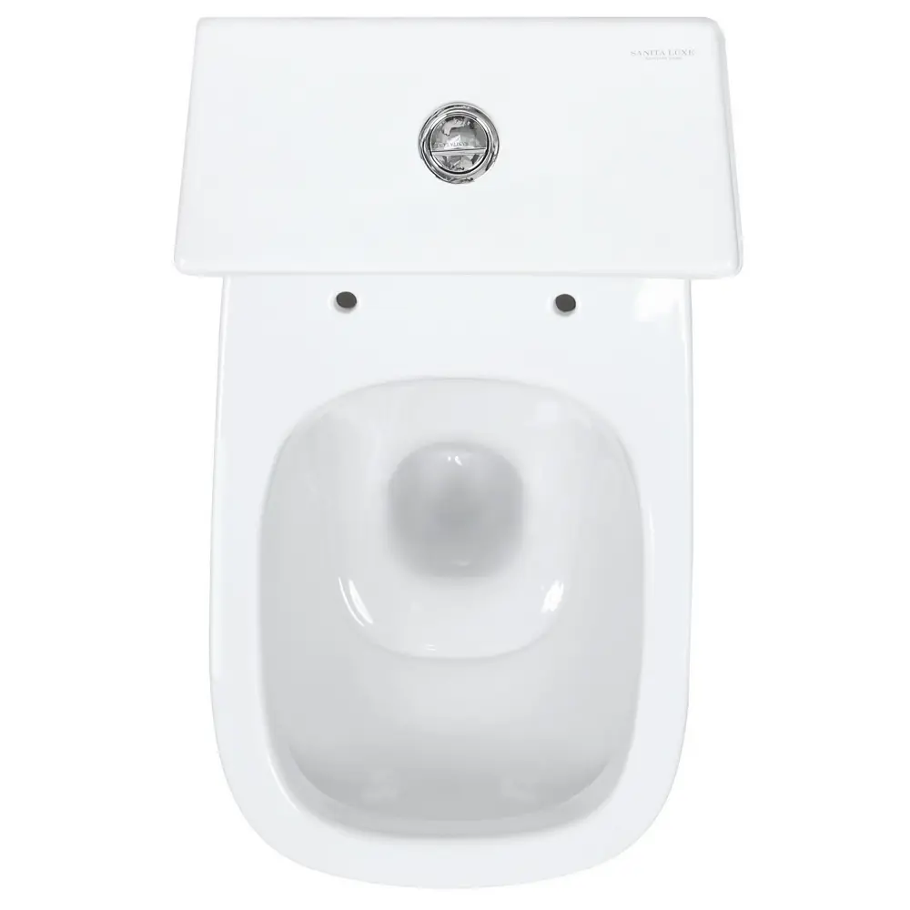 Унитаз напольный L.Quadro горизонтальный выпуск, поворотный слив SANITA LUXE STLM-2045591 - Вид №3