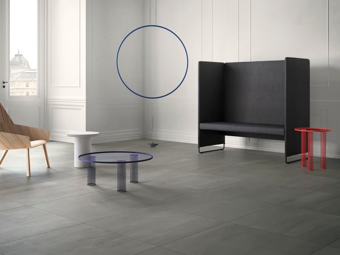 Пол / облицовка керамогранита для внутреннего и наружного применения с эффектом цемента Fiandre Fahrenheit ARCH-00071520