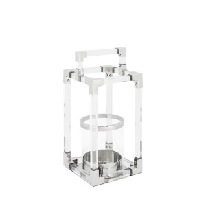 300196-02 ABHIKA ФОНАРЬ LUCY SM SILVER