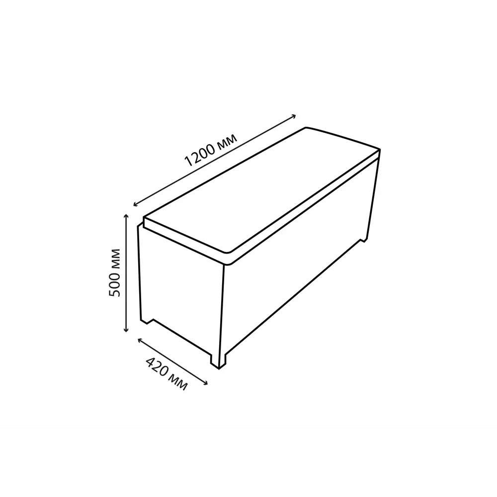Набор садовой мебели Greengard Монако искусственный ротанг серый: диван стол пуф и скамья STLM-2014916 - Вид №5