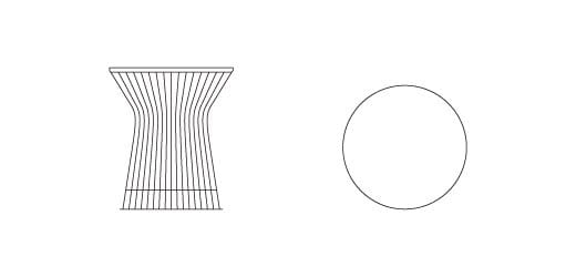 Круглый стол из мрамора и стали Knoll Platner ARCH-00067916 - Вид №4