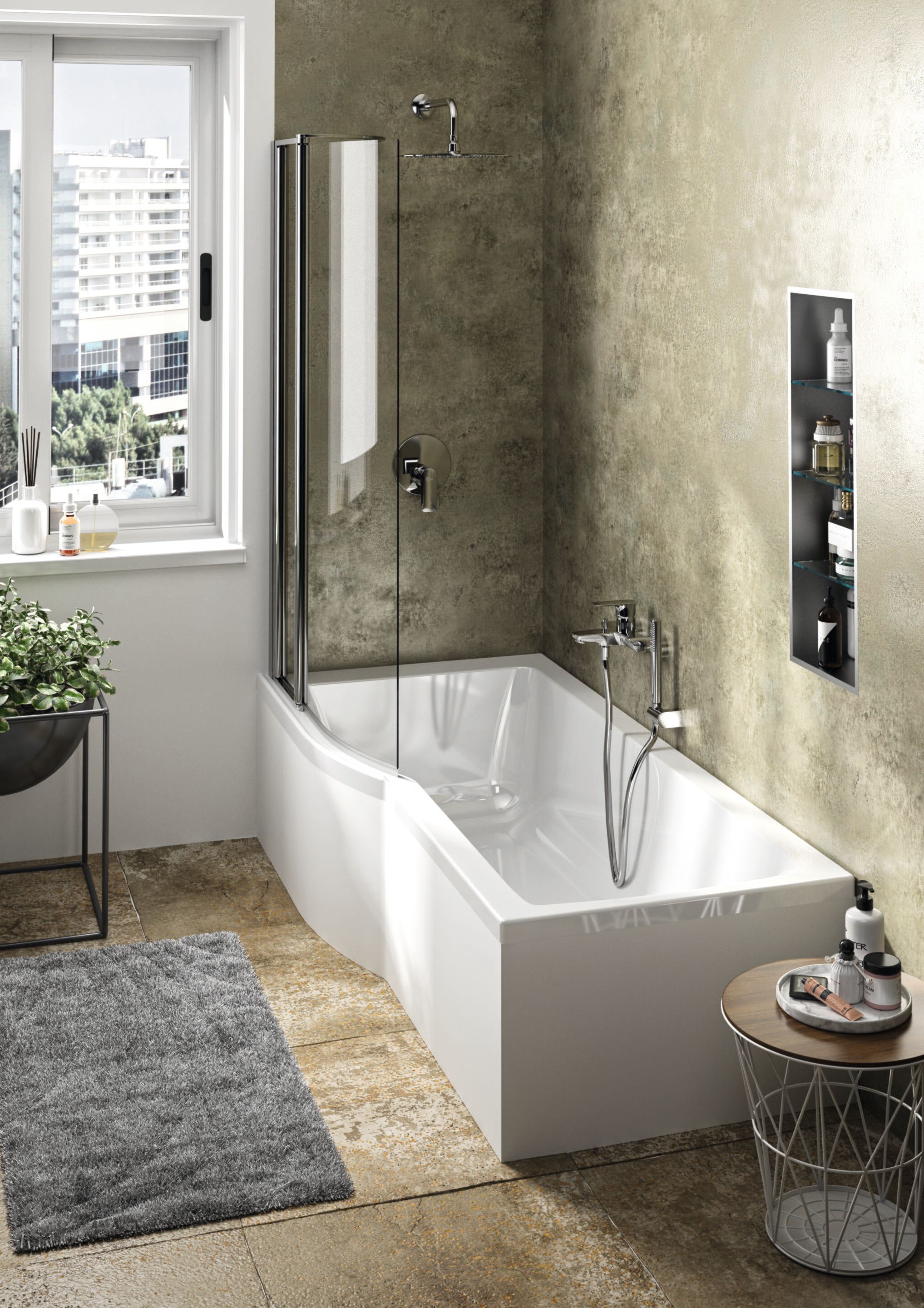 Стена для ванны Ideal Standard CONNECT AIR ARCH-00063126 - Вид №1