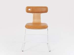 Сани стул с мягким сиденьем