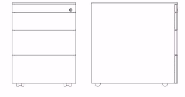 Dieffebi Офисный ящик из металла Personal storage sun-id-1402147 - Вид №5