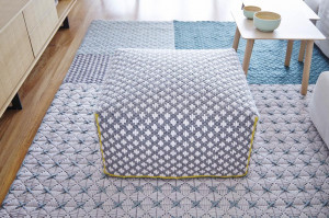 000261 Пуф большой Blue GAN Silai