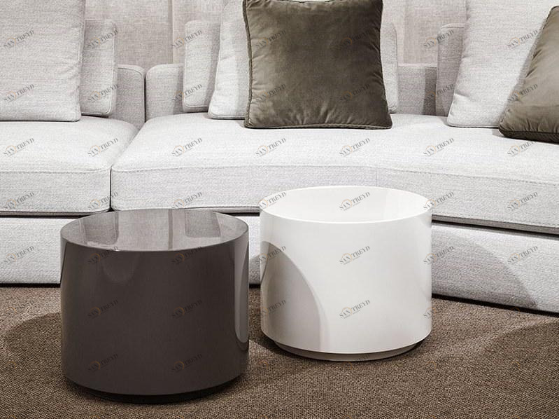 Meridiani Низкий круглый журнальный столик из полимекс® sun-id-1481119