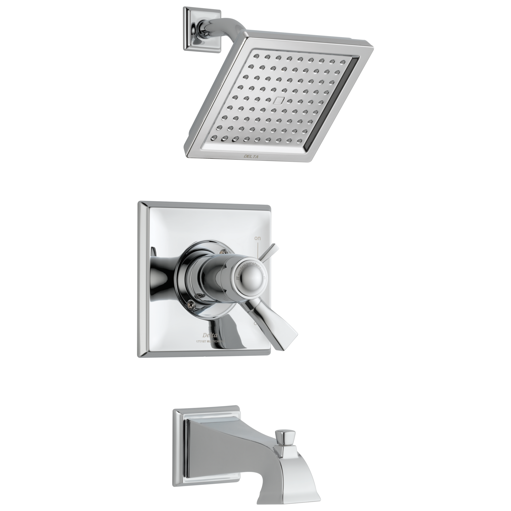 T17T451 Для ванны и душа TempAssure® серии 17T Delta Faucet Dryden Хром 
