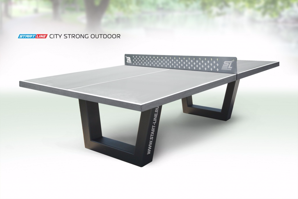 Теннисный стол бетонный антивандальный start line city strong outdoor Start Line sun-id-2068357
