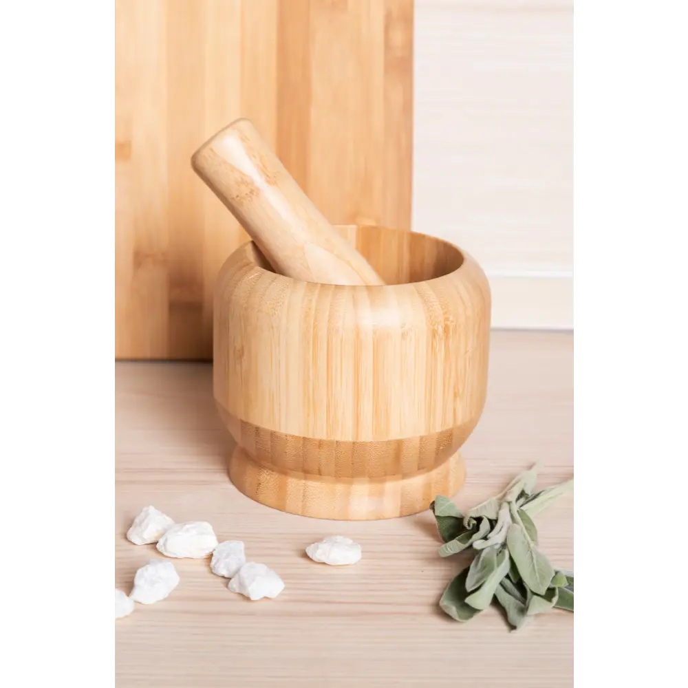 Ступка для измельчения BAO 4.2X16 см бамбук Santreyd STLM-2035771 - Вид №8