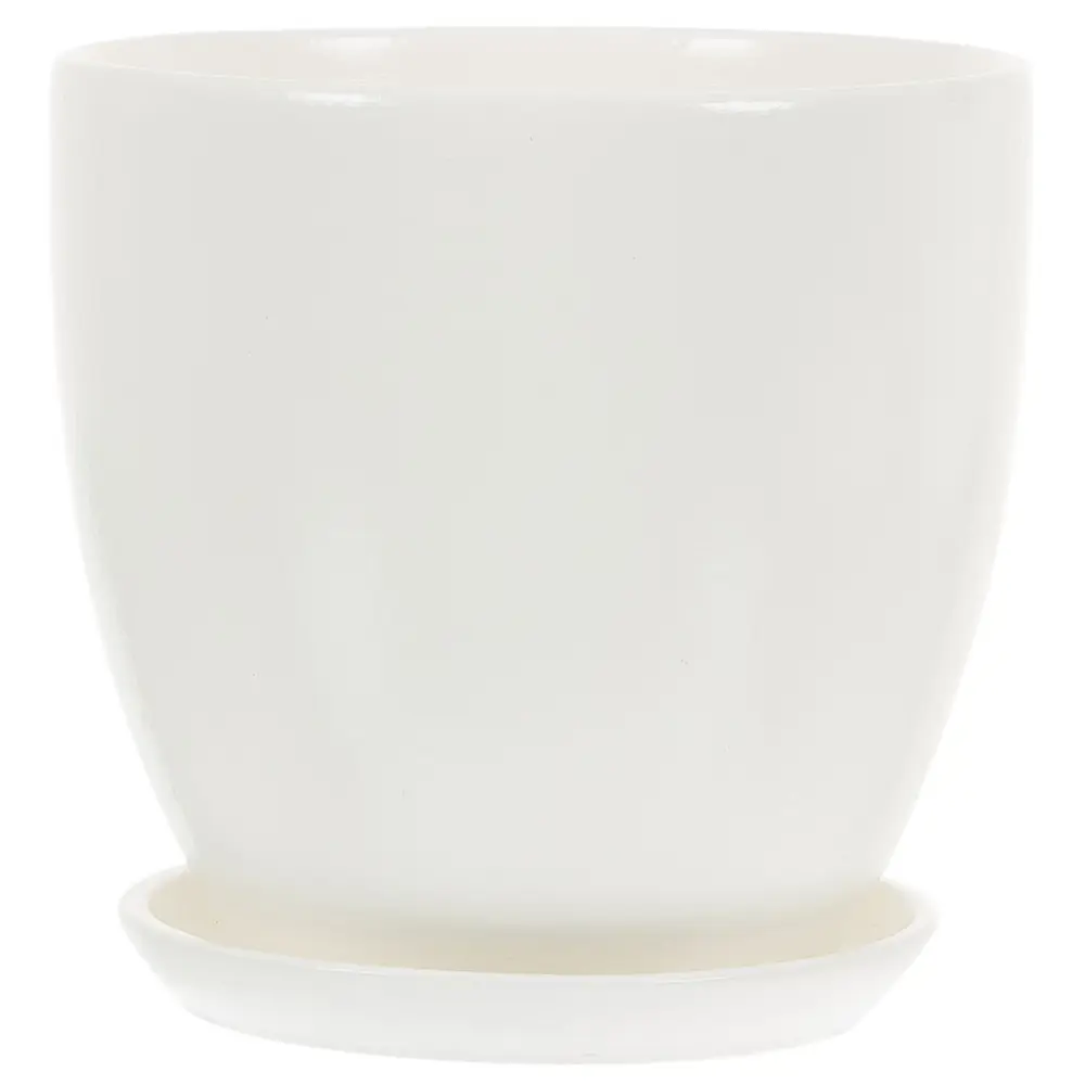 Керамический горшок Santreyd с поддоном «Колор Гейм» для комнатных растений 18875534 STLM-0013331