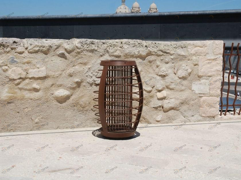 CYRIA Мусорный ящик Corten ™ для улицы Migration sun-id-1355831