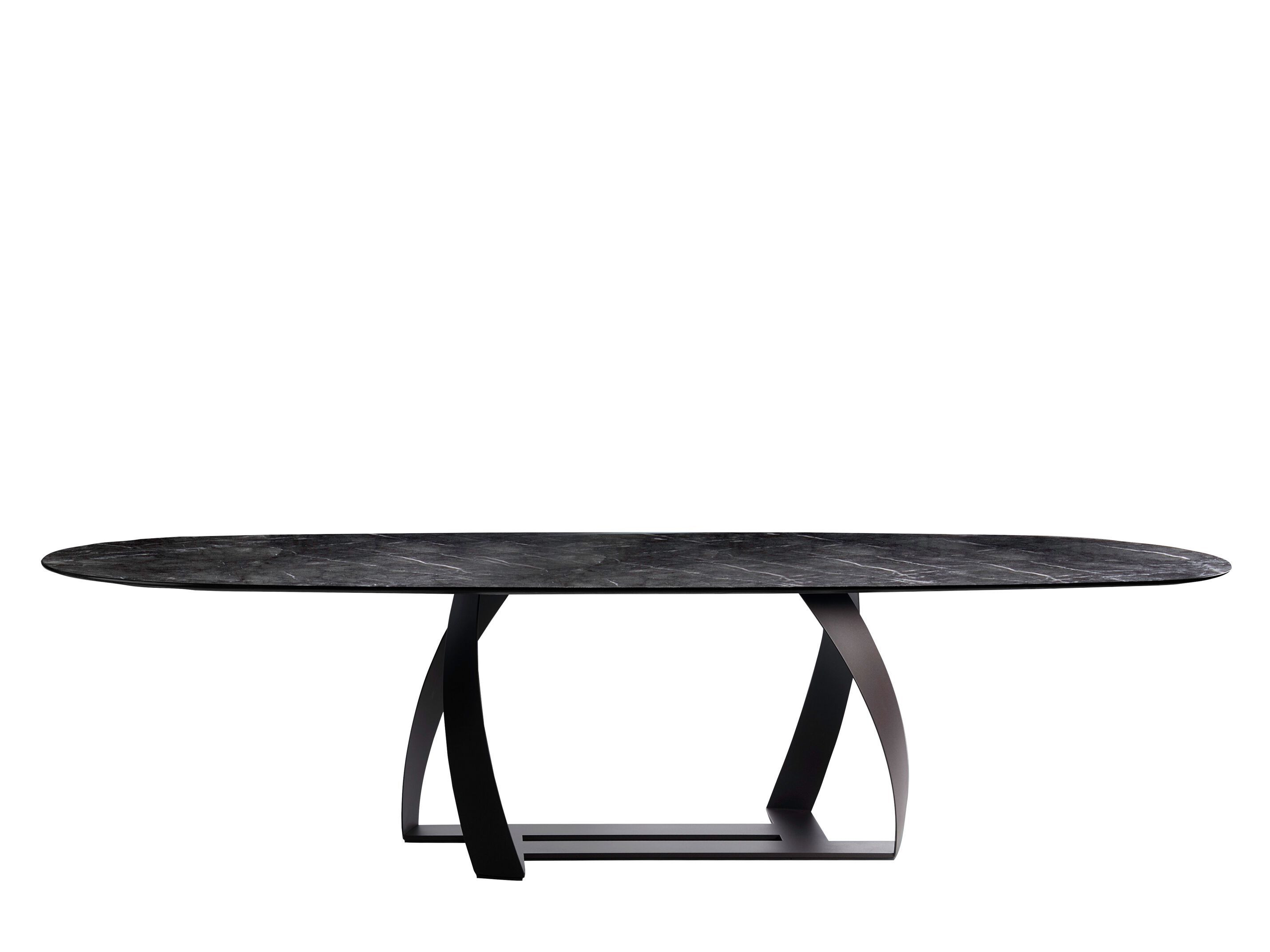 Овальный мраморный стол Potocco Bon Bon ARCH-00029174