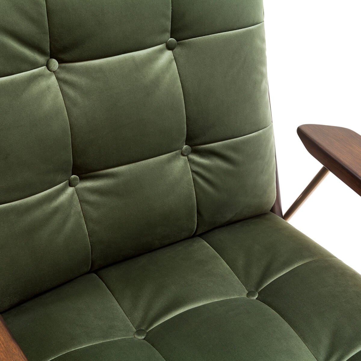 700423-79 ABHIKA КРЕСЛО COMO OLIVE GREEN  - Вид №1