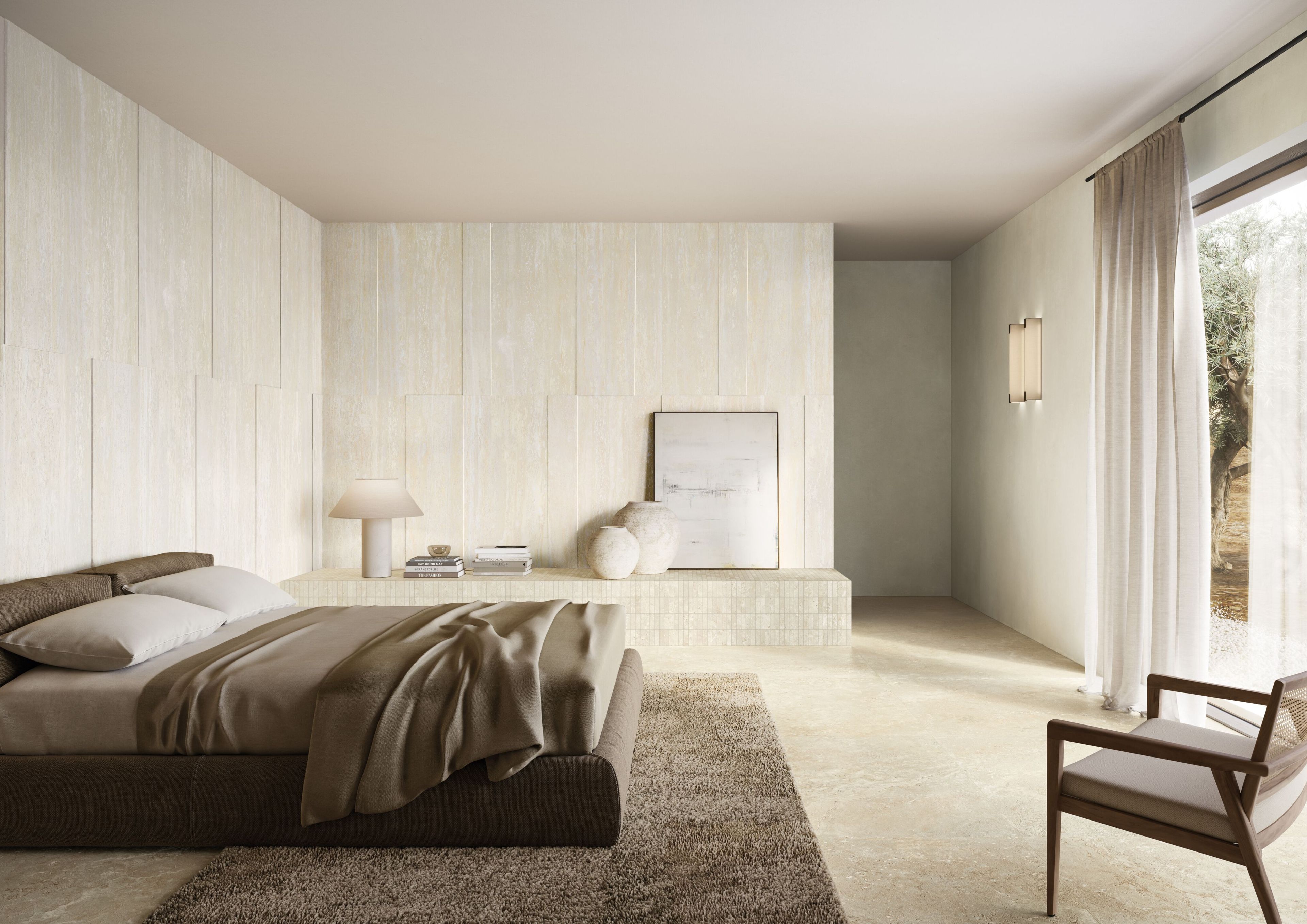 Напольное / керамогранит с эффектом травертина Italgraniti травертины ARCH-00114843 - Вид №1