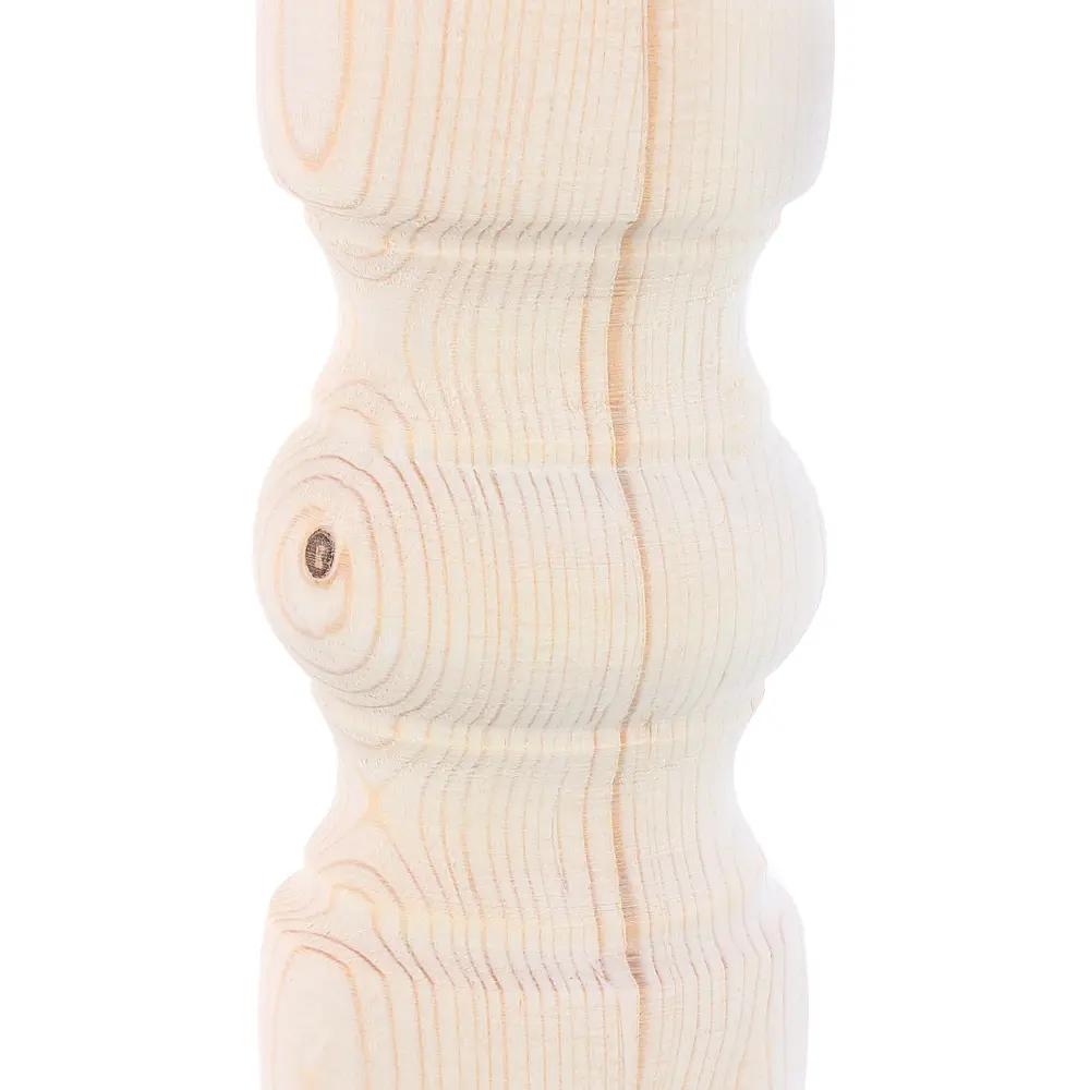 Столб лестничный сращенный хвоя сорт АВ Симметрия 90х90х1200 мм Santreyd STLM-2030402 - Вид №2