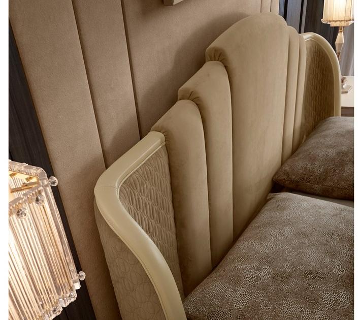 A.R. Arredamenti Кровать из ткани с мягким изголовьем Oliver Ol70 - Вид №3