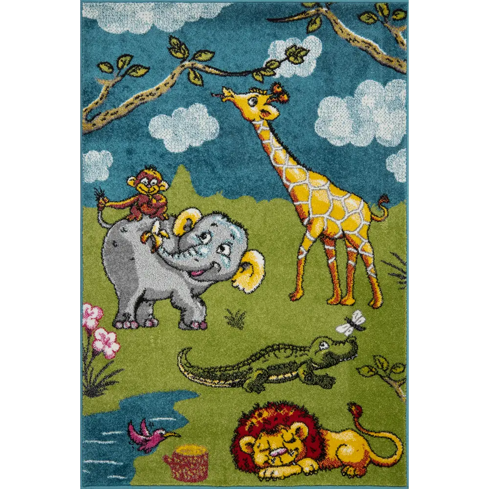 Ковер полипропилен Art Kids LM15 150x230 см цвет зеленый 83272093 STLM-2038047  - Вид №1