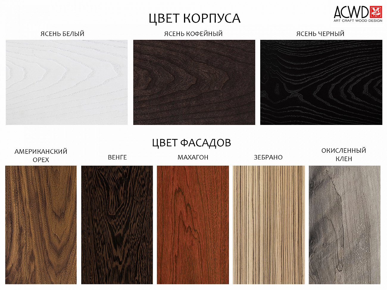 Тумба высокая с 4 дверцами американский орех Impala ACWD IMPALA 00-3981929 Коричневый;черный  - Вид №2