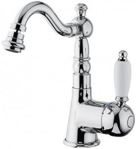 40514BO Смеситель Laguna с донным клапаном для биде, цвет белый-золото