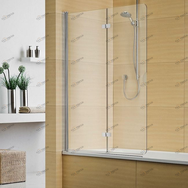 45255 Душевое ограждения на борт вынны DUKA Италия Vertica