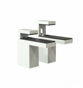 FROST Кронштейн для полки 6 » 2 шт. белый цинк / латунь Белый Q304608076