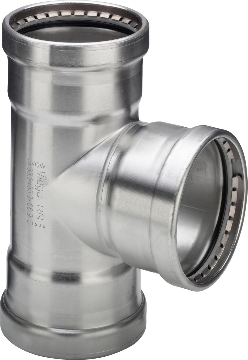 Viega Тройник Sanpress Inox XL 2318XL (593360) 593 360