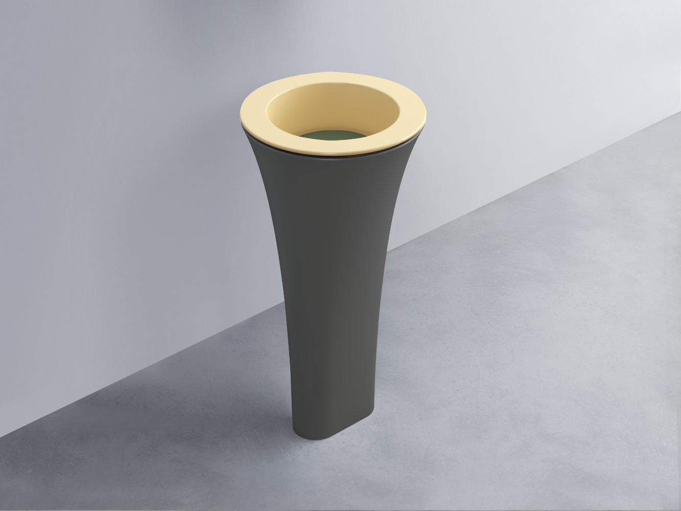 AMLA45-CN+AMPILT-AG+AMCOLT-CM Раковина Amedeo Tondo отдельностоящая cielo Enjoy + Amedeo Ceramica Cielo