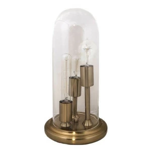 Лампа настольная EDISON малая WL042-2 UNICO ИНТЕРЬЕРНЫЕ 255309 Золото;прозрачный;черный
