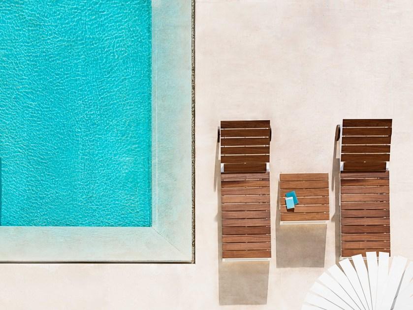 GANDIABLASCO Низкий саночный столик для сада из тика Saler teak sun-id-1410222 - Вид №3