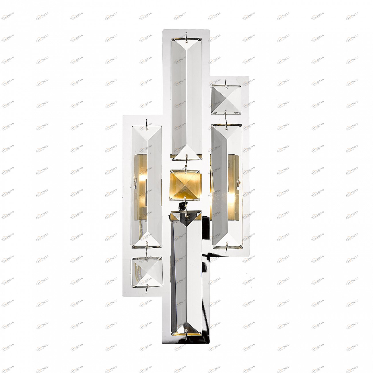 Светильник настенный серебристый Delight Collection W68095-2 DELIGHT COLLECTION  00-3882918 Серебро 