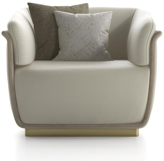 Capital Collection Кресло с обивкой из ткани с подлокотниками Allure sun-id-1494074 - Вид №2