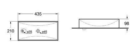 Раковина чаша SL-2009RMG SANTILINE  - Вид №1