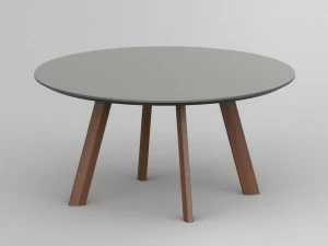 Vitamin Design Низкий круглый журнальный столик из линолеума Rhombi