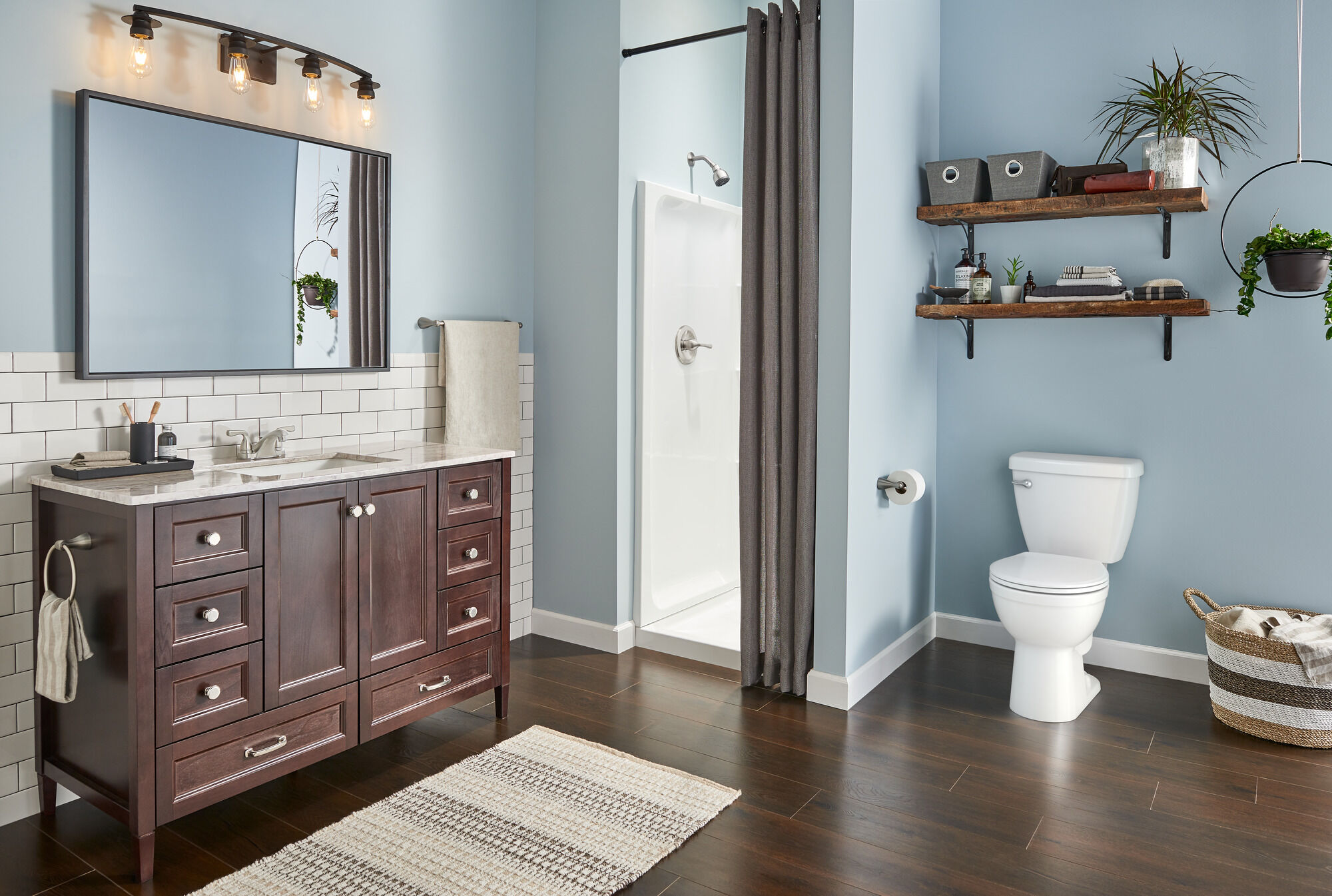 Набор для душа 36 "X 36" Delta Faucet 40064 - Вид №13