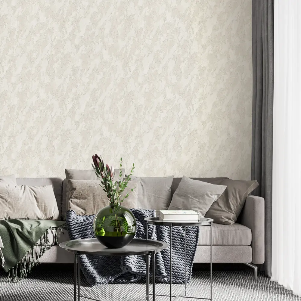 Обои флизелиновые Walldecor Марс темно-бежевые 1.06 м 75215-12 89358543 STLM-2112203 - Вид №2