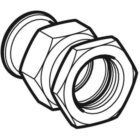 25306 Разъемное соединение Geberit Mapress из углеродистой стали, с внутренней резьбой Geberit  - Вид №1