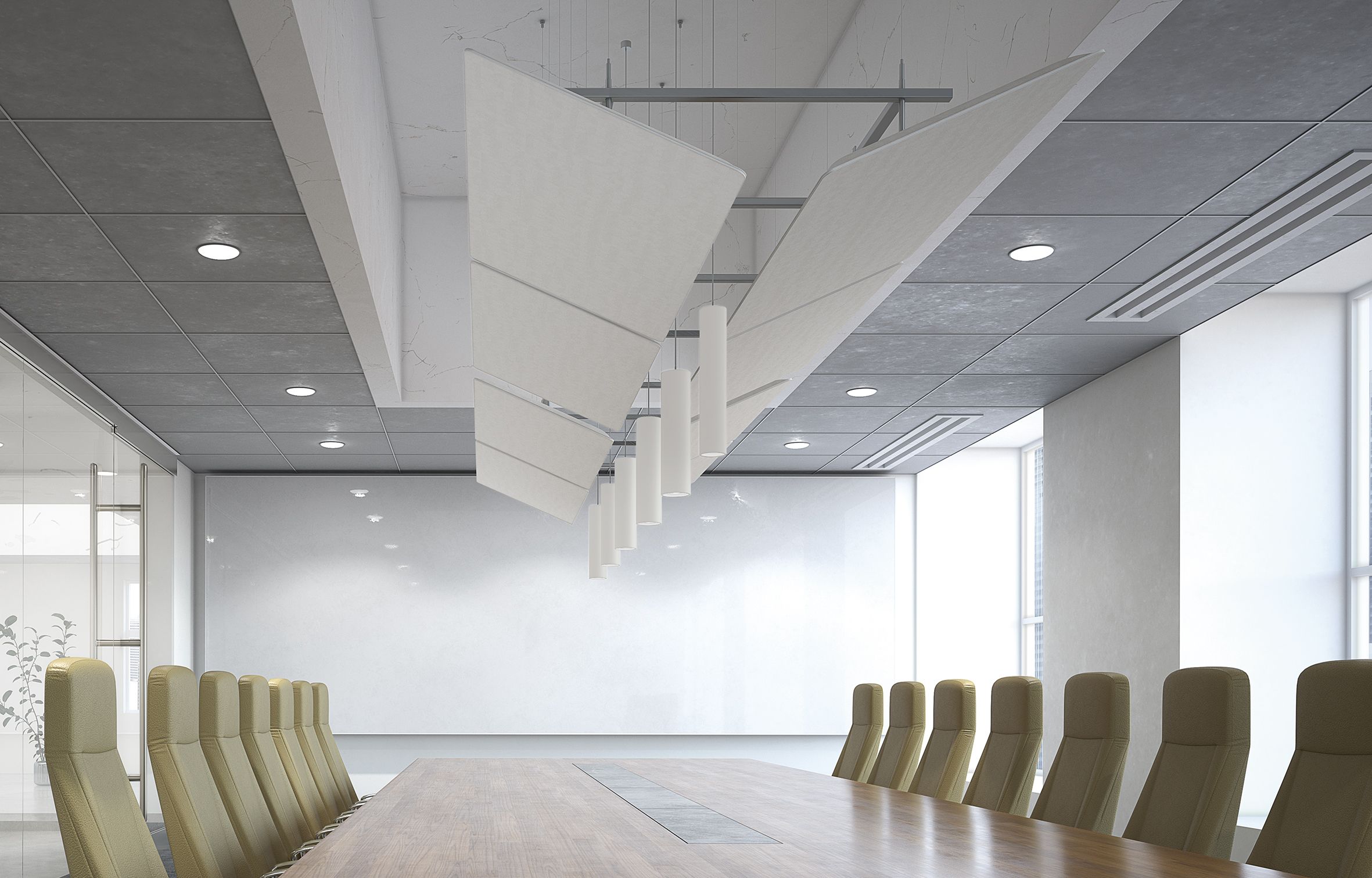 Акустическая подвесная панель из Trevira® CS Caimi Brevetti FLOAT ARCH-00146985 - Вид №2