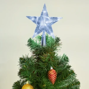 Верхушка на ёлку Balance Звезда h15 белая ПВХ