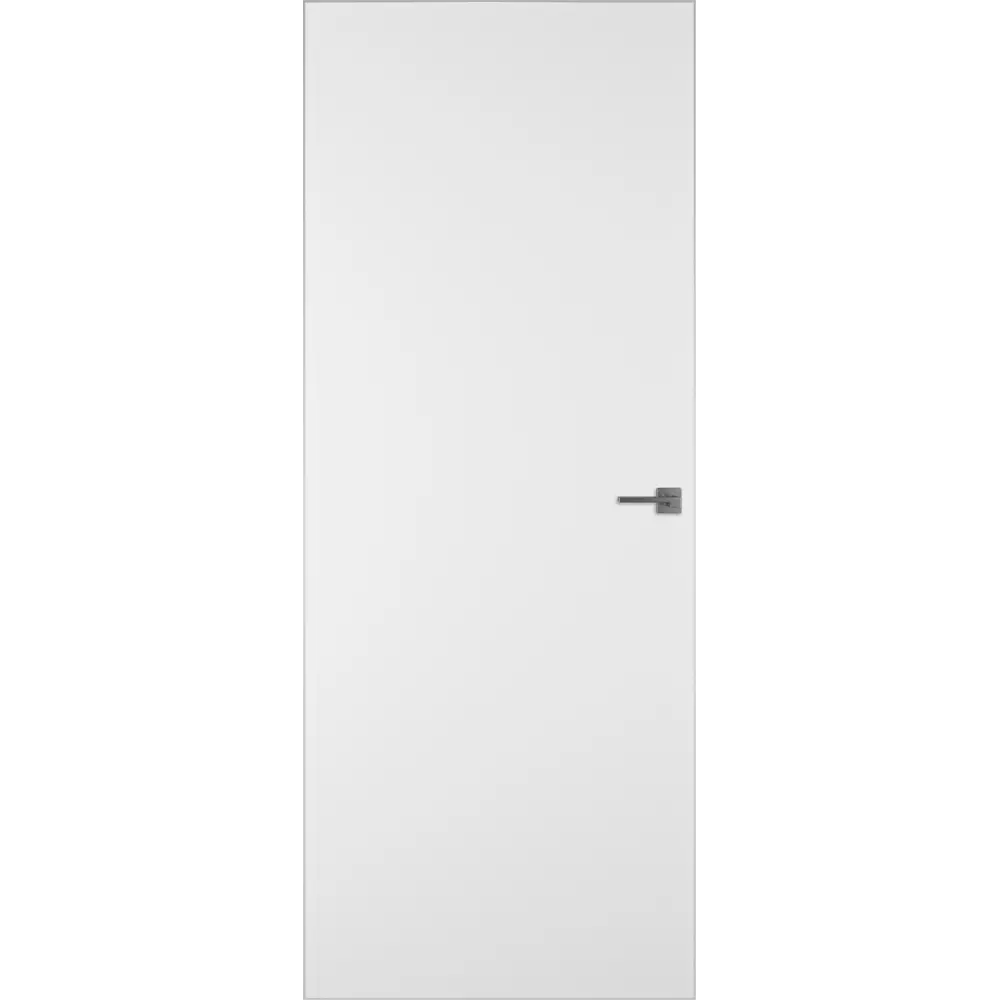Дверь межкомнатная глухая без замка и петель в комплекте Invisible 80x200 см обратное открывание правое цвет белый VFD STLM-2047500