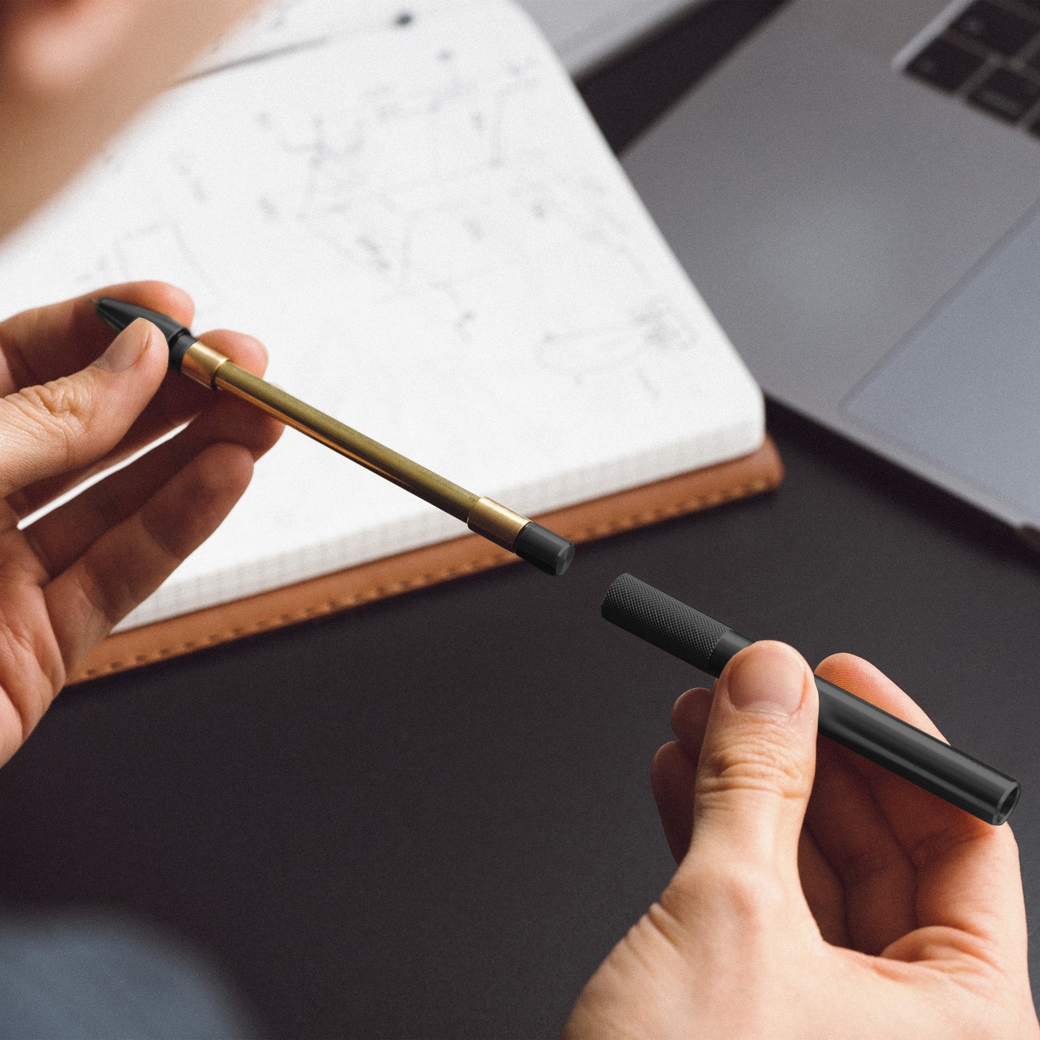 W207BST-5 Механический карандаш - черная сталь - 0,5 мм Wingback  - Вид №5