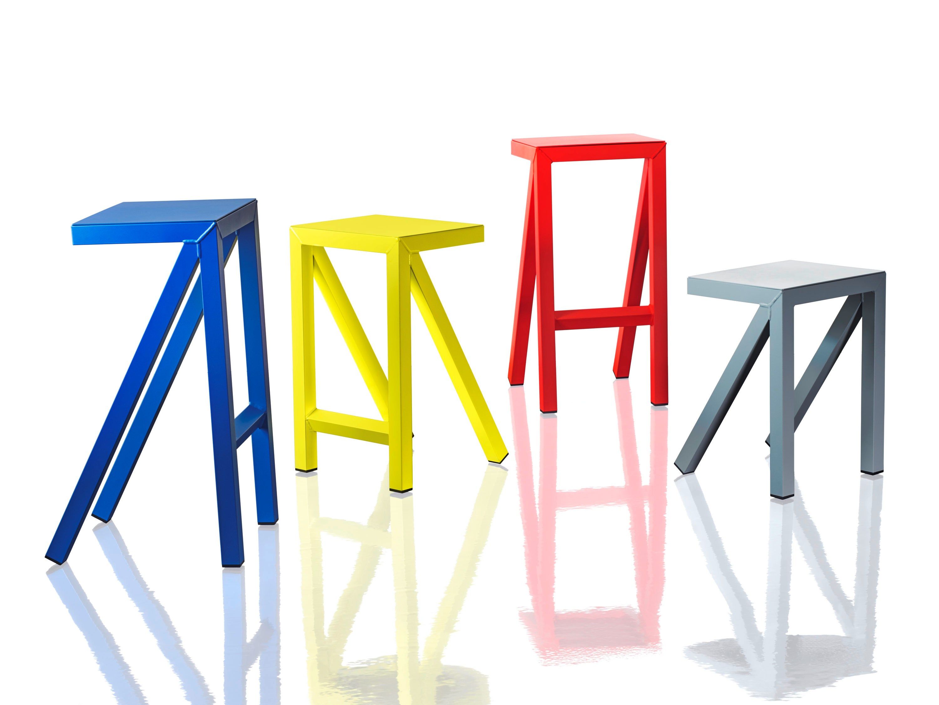 Высокий алюминиевый стул с подставкой для ног Magis Bureaurama ARCH-00109575 - Вид №6