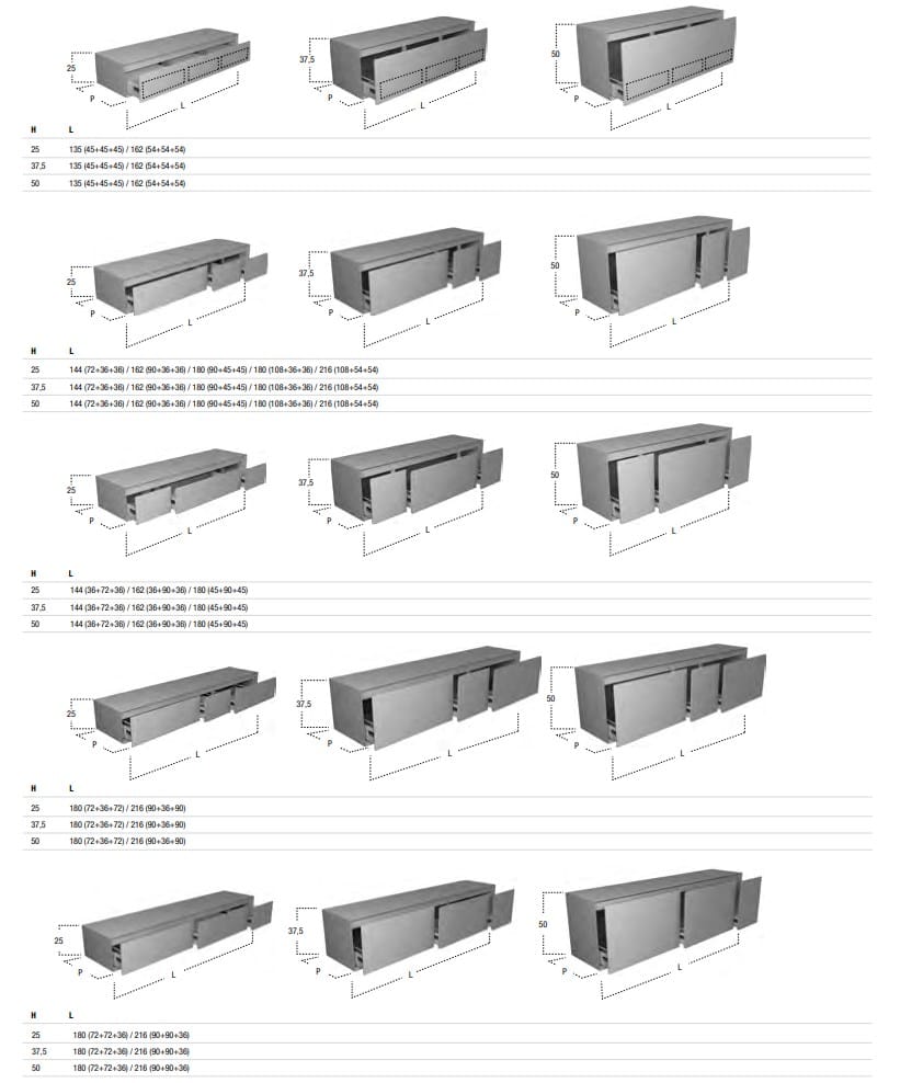 Секционный умывальник Antoniolupi PANTA REI ARCH-00070286 - Вид №18