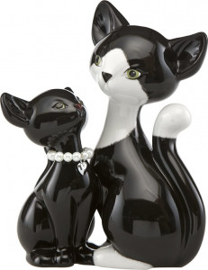 10581378 Goebel Скульптура 18см "Черная Жемчужина" Китти Фарфор