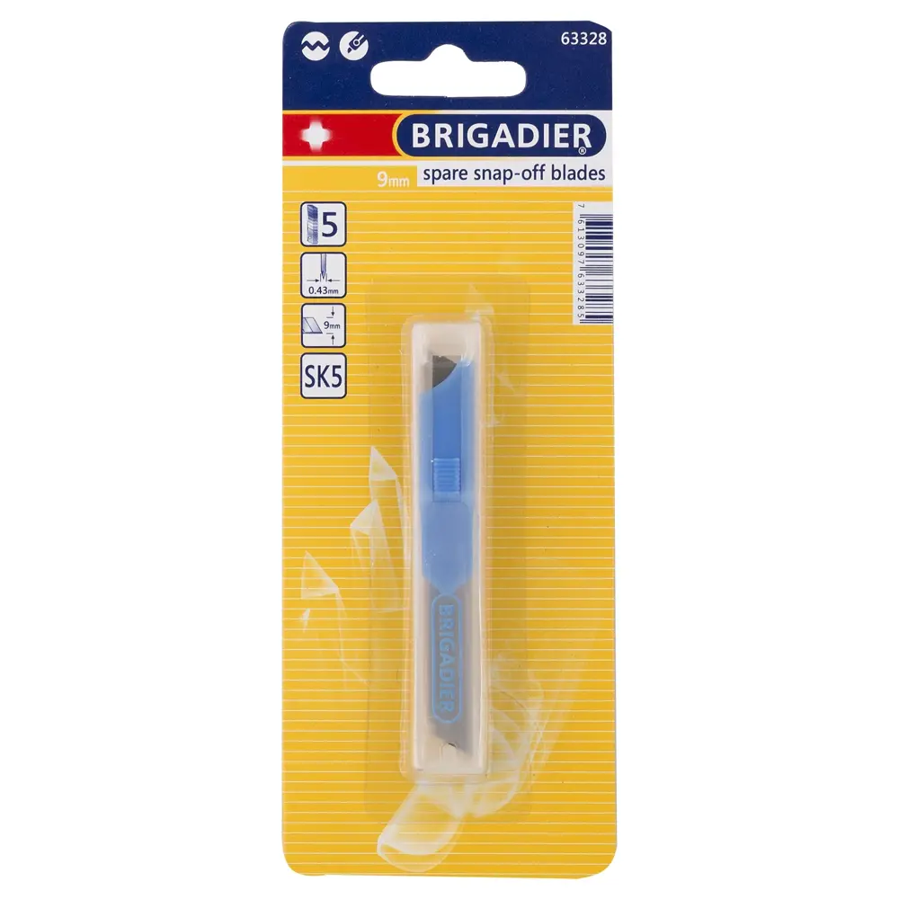Лезвия для ножа Brigadier 9 мм, 5 шт STLM-2021837 - Вид №1