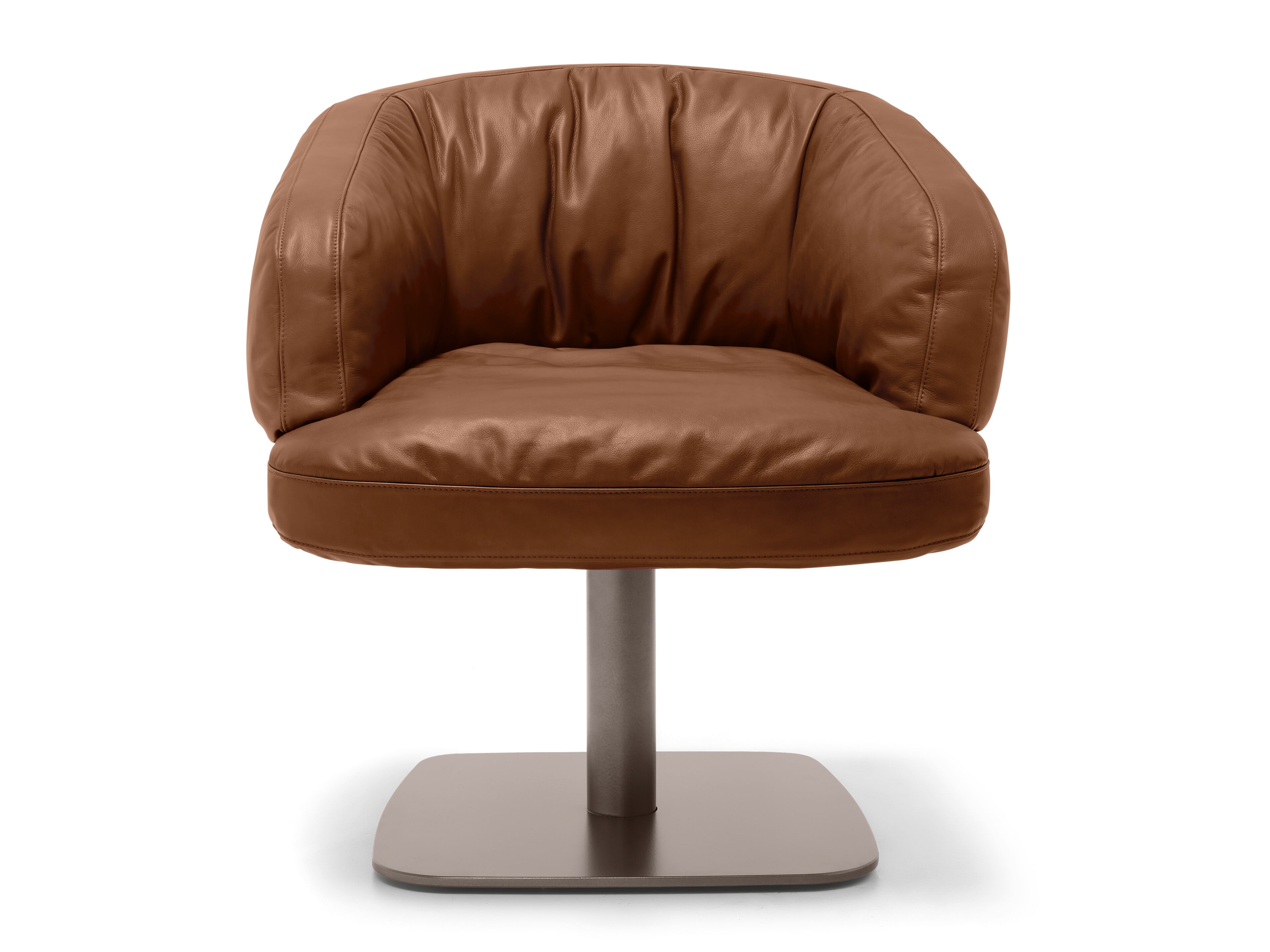 Кожаное вращающееся кресло с подлокотниками Arketipo WARREN BUSINESS ARCH-00098660