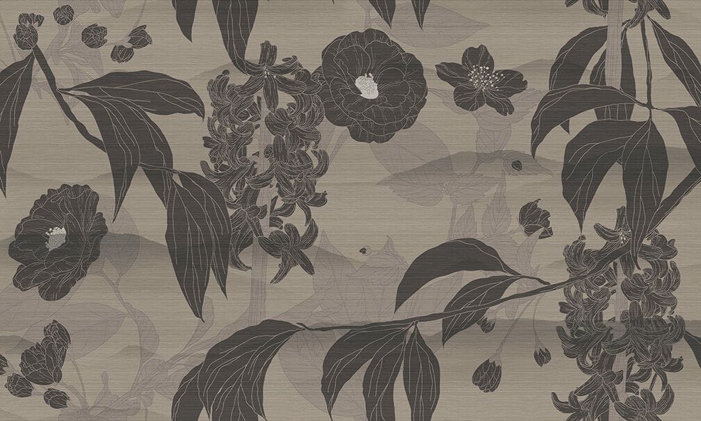 Обои с цветочными мотивами N.O.W. Edizioni FLORAL / CAMELIA ARCH-00105310 - Вид №6