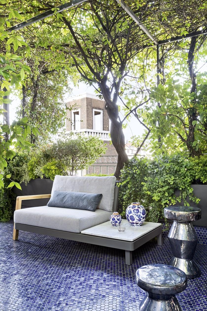 Gervasoni Садовое кресло из ткани с полкой для журналов Gervasoni outdoor sun-id-1411934 - Вид №3