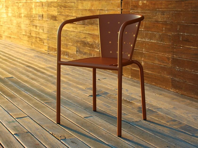 Adico Металлический стул для ресторана с подлокотниками sun-id-1480051 - Вид №1