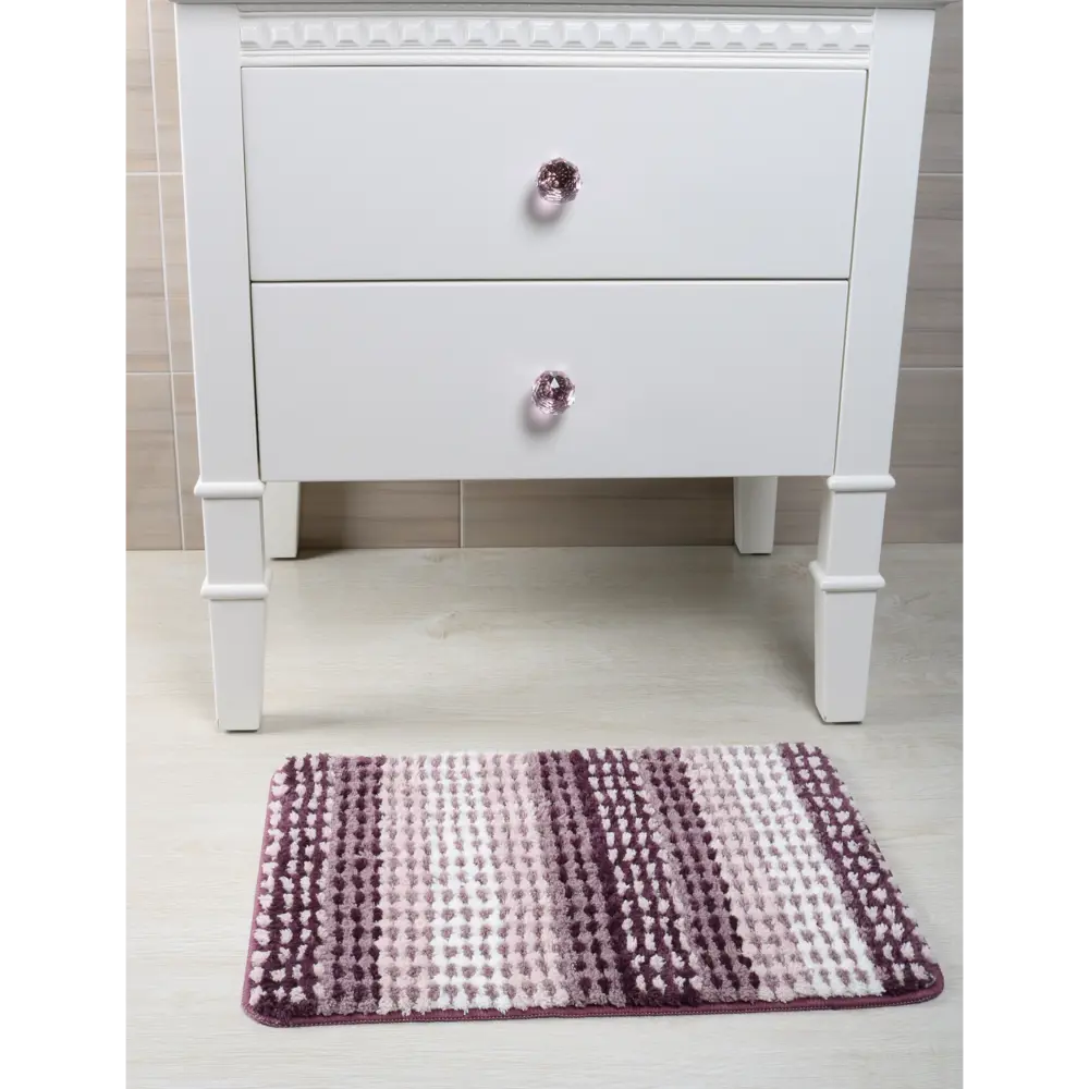 Коврик для ванной Grampus Point 40x60 см цвет кремовый STLM-2191080 - Вид №2