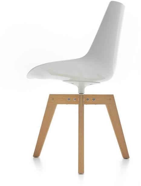 MDF Italia Вращающийся садовый стул на жердочке из поликарбоната Flow sun-id-1416593 - Вид №3